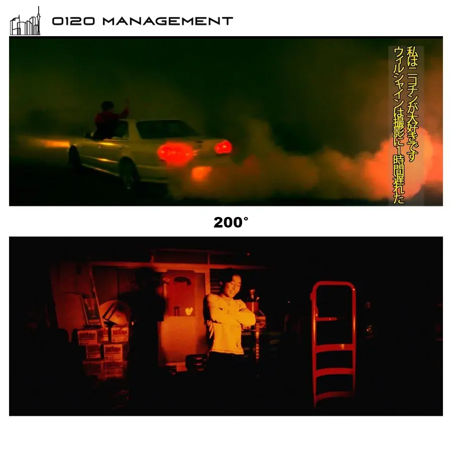 200 Degrees event artwork and stage visuals.